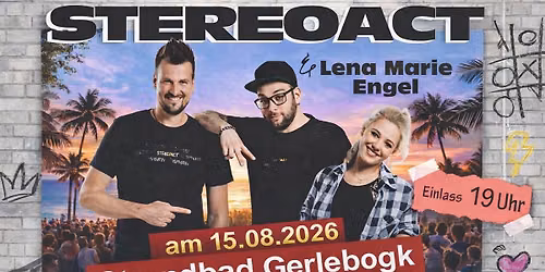 STEREOACT \/ DAS MEGA SOMMER OPEN AIR IM STRANDBAD GERLEBOGK