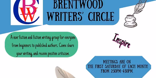 Brentwood Writers\u2019 Circle Monthly Meeting