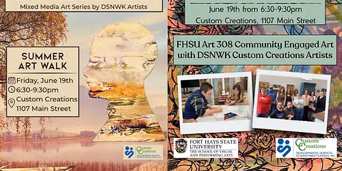 Summer Art Walk 2026 at Custom Creations