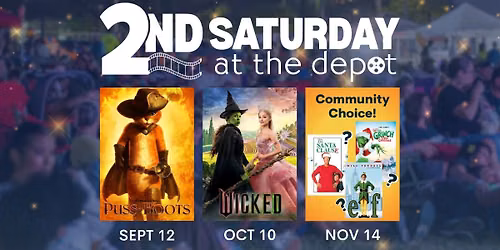 Fall 2026 2nd Saturday Movie Nights at the Depot