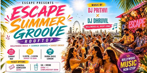 ESCAPE:Bollywood Sundowner Rooftop