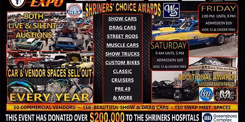 23rd Annual Shriners Drag Racing & Hot Rod Expo