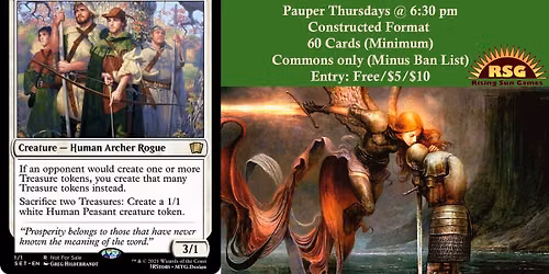 Pauper Thursdays