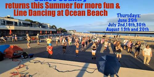 Line Dancing at Ocean Beach