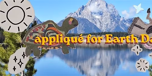 BAD ART!: appliqu\u00e9 for Earth Day <3