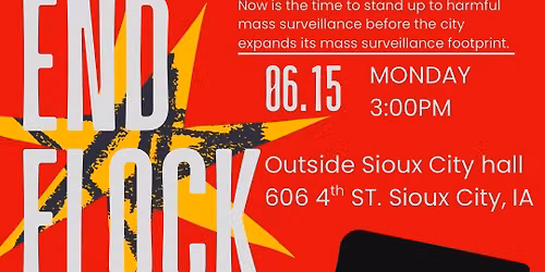 End Flock In Sioux City Rally