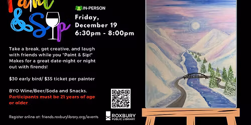 Paint and Sip -- Winter Wonderland