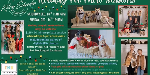 Holiday Pet Photo Mini Sessions