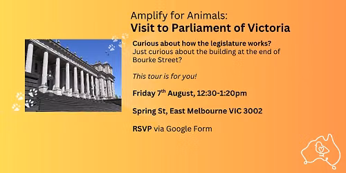 Visit to Parliament of Victoria