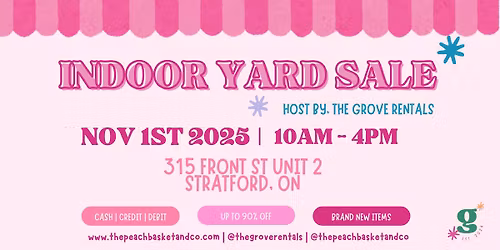The Grove, Indoor Yard Sale
