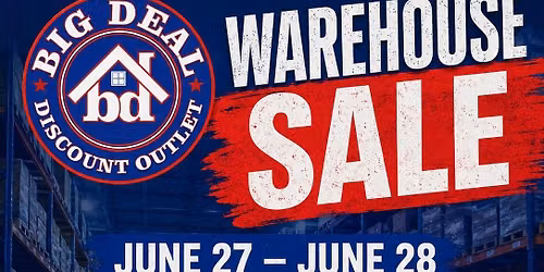 Warehouse Discount Tag Sale & Treasure Hunt | June 27\u201328