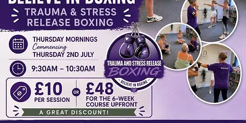 Trauma & Stress Relief Boxing sessions