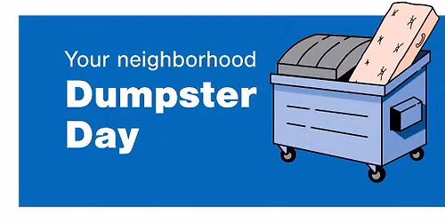 Neighborhood Dumpster Day