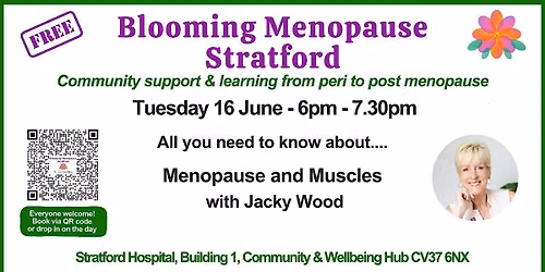 Blooming Menopause Stratford - June