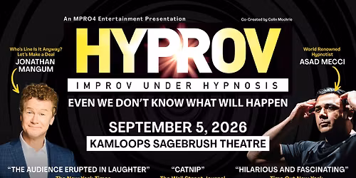 HYPROV: Improv Under Hypnosis Comedy Show