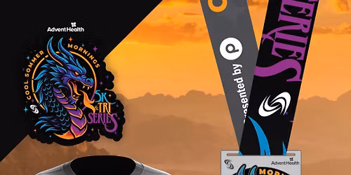 AdventHealth Cool Sommer Mornings Triathlon-Duathlon-5K Series #3 - Mighty Dragon