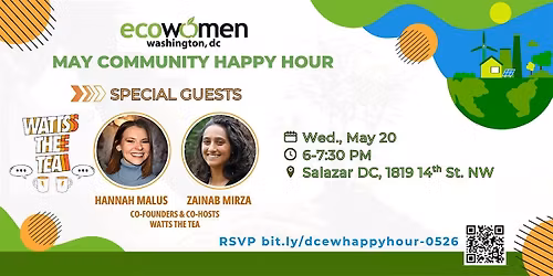May 20: DC EcoWomen Community Happy Hour