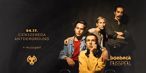 boebeck + musspell \u2022 ANTderGROUND \u2022 TURN\u00c9