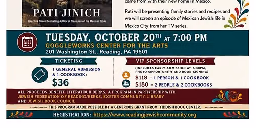 Berks Literatour with Pati Jinich