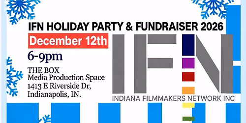 IFN State Holiday Party & Fundraiser - Saturday, December 12th