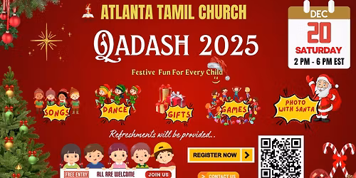Qadash 2025 - A Christmas Party with the Community !!