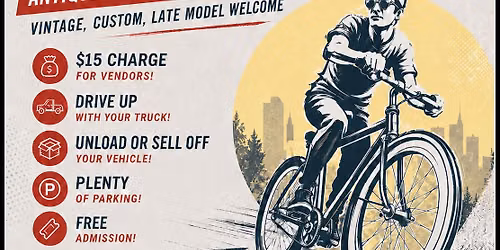 "FITCHBURG RIDES" Antique & Classic Bicycle Swap