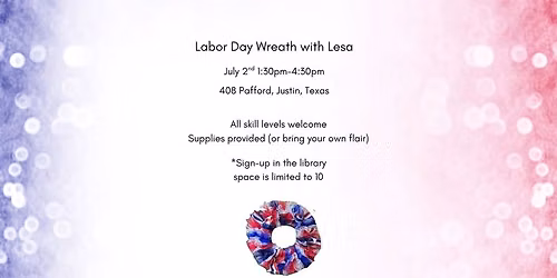Labor Day Wreath with Lesa