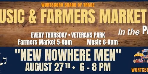 New Nowhere Men- WBOT Music & Farmers Market in the Park