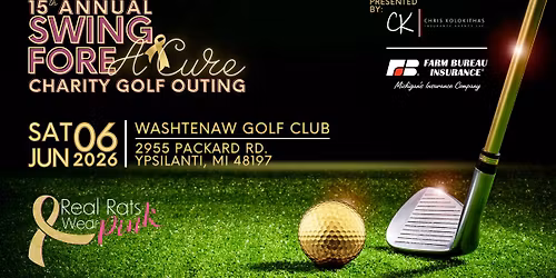 15th Annual Swing Fore A Cure Presented by: Chris Kolokithas Agency - Farm Bureau Insurance
