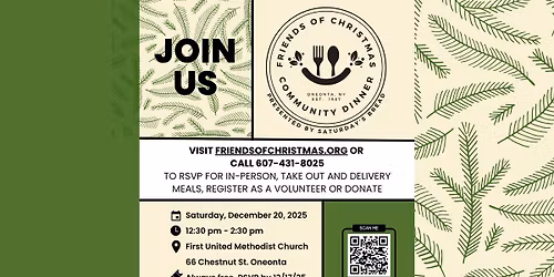 38th Annual Friends of Christmas Community Dinner