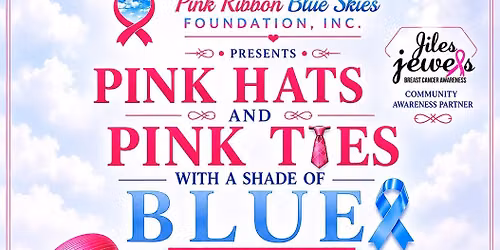 Pink Hats And Pink Ties With A Shade Of Blue Celebration Scholarship Fundraiser