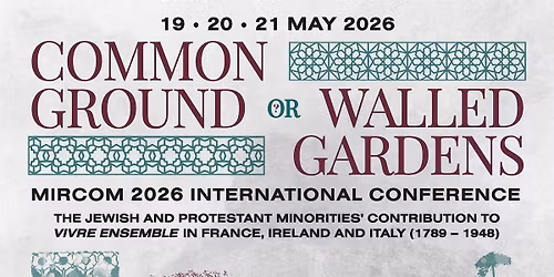 Common Ground or Walled Gardens? International conference