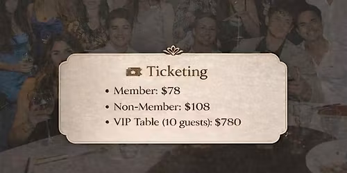 AzNConnecT Inner Circle Dinner with South Aust Wines - 2026 April 18th Sat