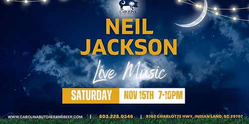Live Music - Neil Jackson