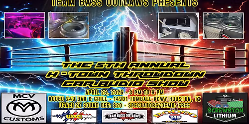 5th Annual H-Town Throwdown Car Audio Show