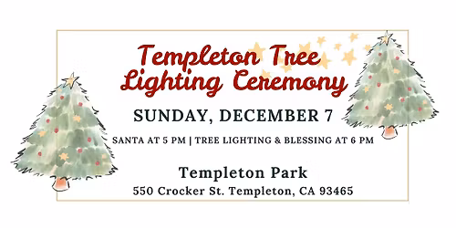 Templeton Tree Lighting Ceremony 