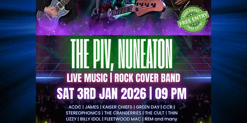 Led by Miss Fortune live at The Piv, Nuneaton