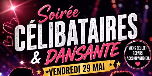 Soir\u00e9e c\u00e9libataires et dansante au 1098
