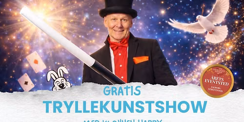 Tryllekunstshow med Klovnen Happy