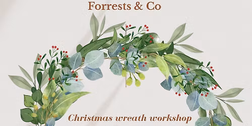 Christmas dried wreath workshop