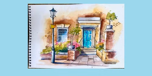 Urban Sketching in Lincoln with Karin Christensen