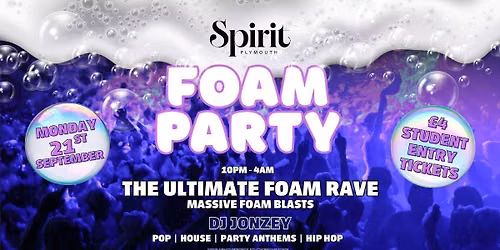 FRESHERS FOAM PARTY
