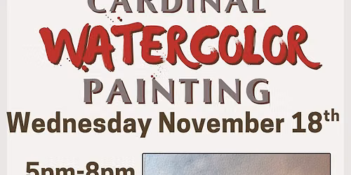 Cardinal Watercolor