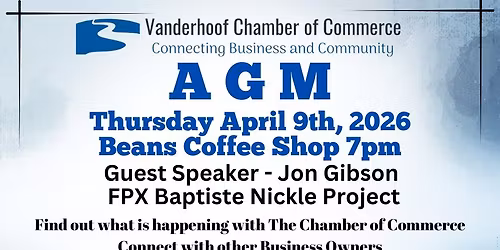 Vanderhoof Chamber of Commerce AGM