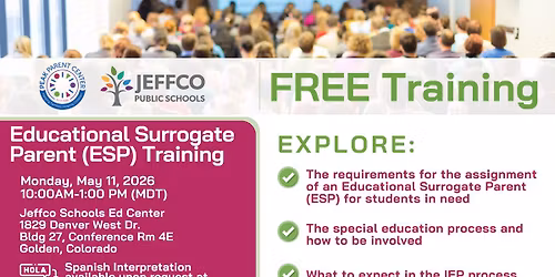 Educational Surrogate Parent (ESP) Training