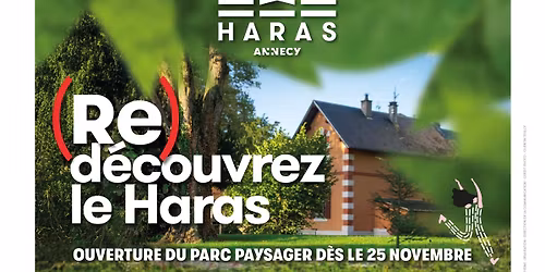 Ouverture du parc paysager du Haras