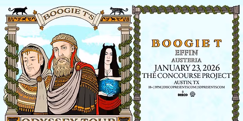 Boogie T: Odyssey Tour - Austin, TX - The Concourse Project - 1.23.26