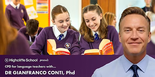 CPD for language teachers with Dr Gianfranco Conti, Phd