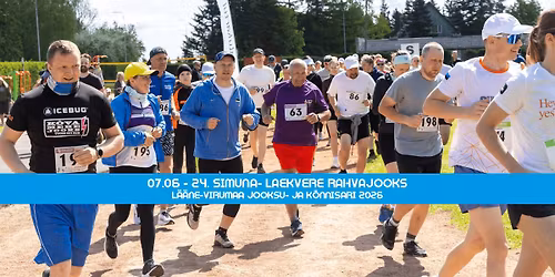 24. Laekvere - Simuna jooks - L\u00e4\u00e4ne-Virumaa jooksu- ja k\u00f5nnisarja 3. etapp