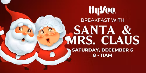 Breakfast with Santa & Mrs. Claus: 12\/6